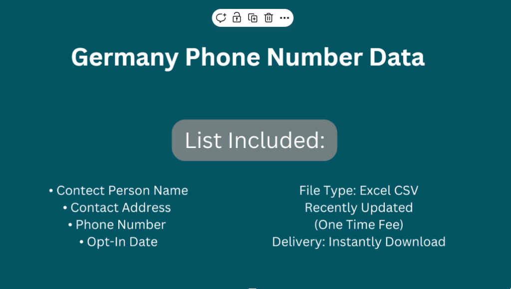 Germany Phone Number Data