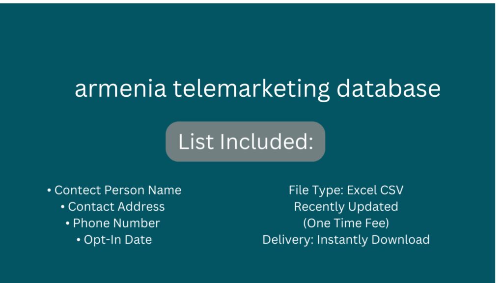 armenia telemarketing database_