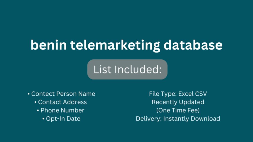 benin telemarketing database_