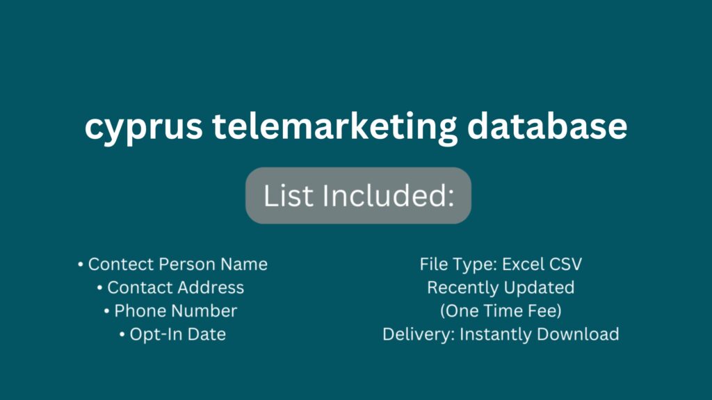 cyprus telemarketing database_