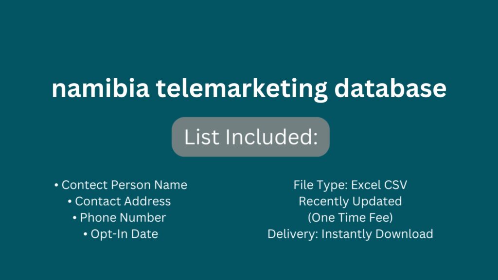 namibia telemarketing database_