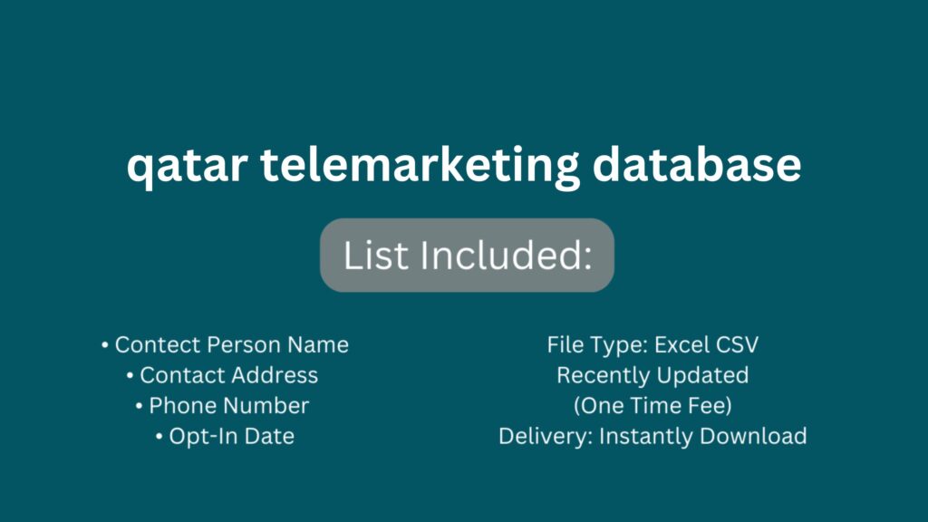 qatar telemarketing database_